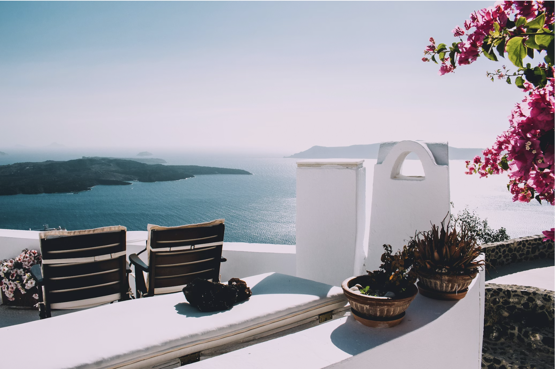 Honeymoon destination view